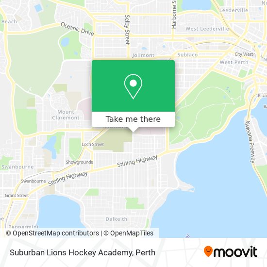 Suburban Lions Hockey Academy map