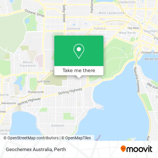 Mapa Geochemex Australia