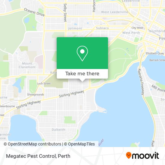 Mapa Megatec Pest Control