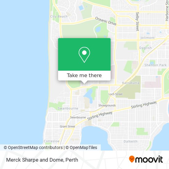 Mapa Merck Sharpe and Dome