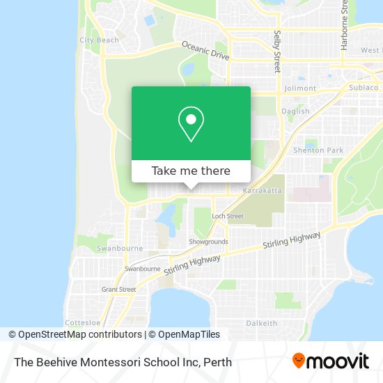 Mapa The Beehive Montessori School Inc