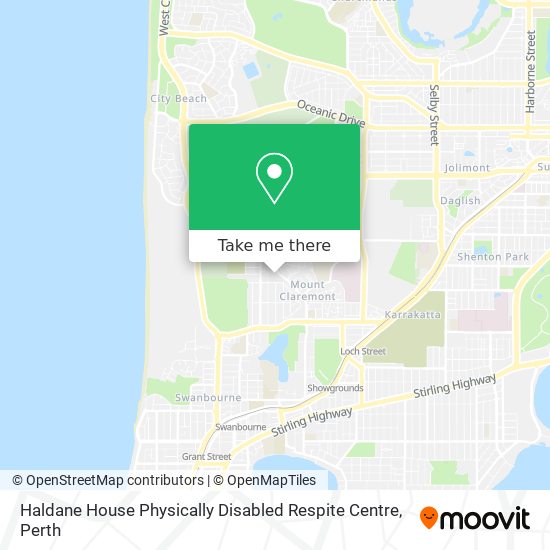 Haldane House Physically Disabled Respite Centre map