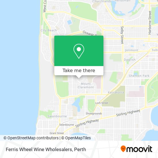 Ferris Wheel Wine Wholesalers map