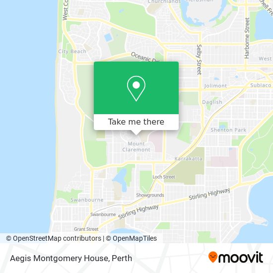 Aegis Montgomery House map