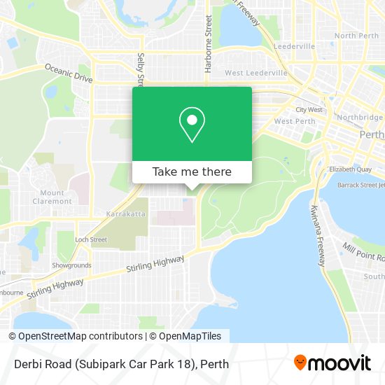 Derbi Road (Subipark Car Park 18) map