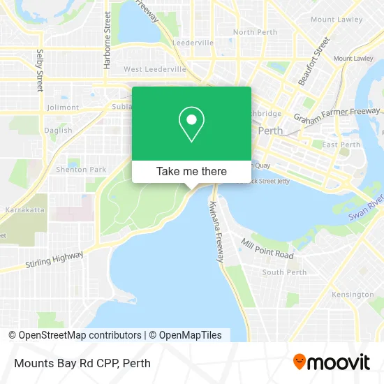 Mapa Mounts Bay Rd CPP