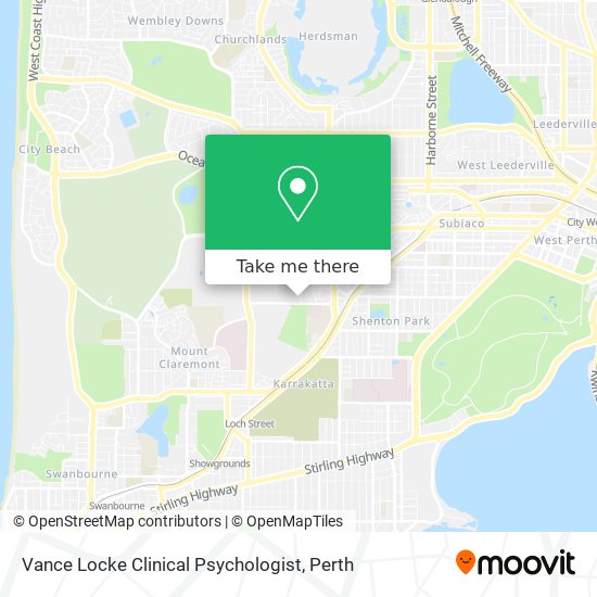 Vance Locke Clinical Psychologist map