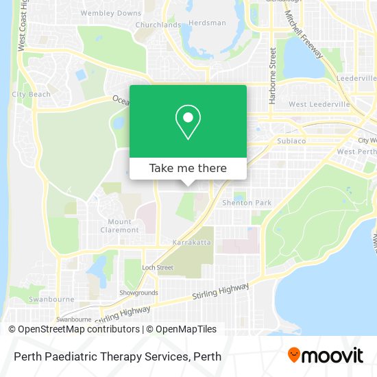 Perth Paediatric Therapy Services map