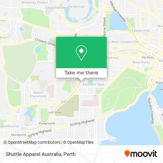 Shuttle Apparel Australia map