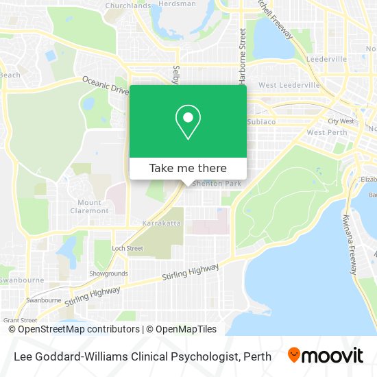 Mapa Lee Goddard-Williams Clinical Psychologist