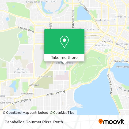 Papabellos Gourmet Pizza map