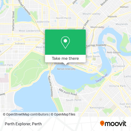 Perth Explorer map