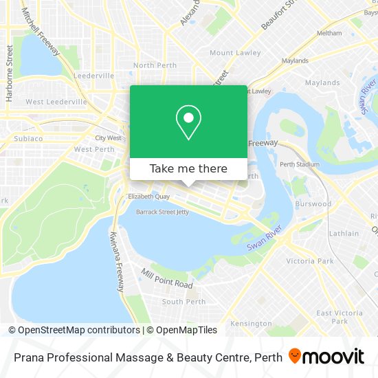 Prana Professional Massage & Beauty Centre map