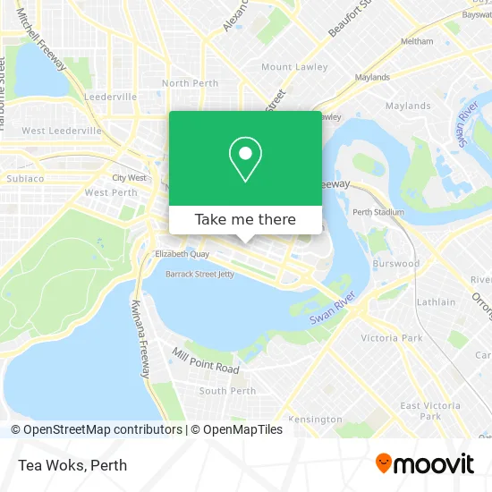 Tea Woks map