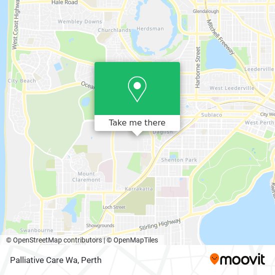 Mapa Palliative Care Wa