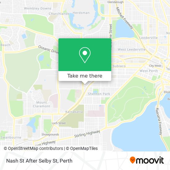 Nash St After Selby St map