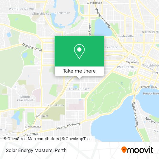 Solar Energy Masters map