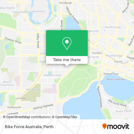 Bike Force Australia map