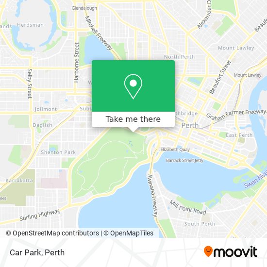 How to get to Car Park in Perth by Bus or Train?