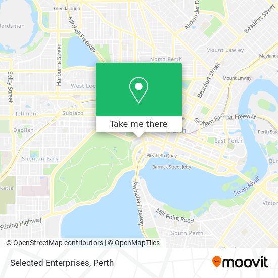 Selected Enterprises map