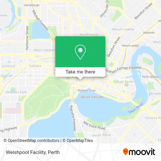 Mapa Welshpool Facility