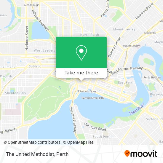 The United Methodist map