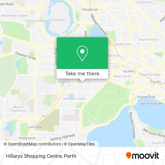 Hillarys Shopping Centre map