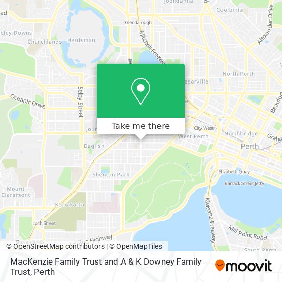 MacKenzie Family Trust and A & K Downey Family Trust map