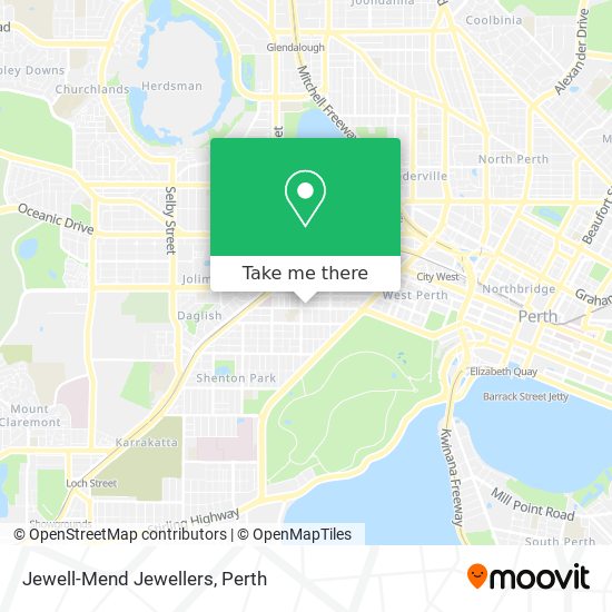 Jewell-Mend Jewellers map