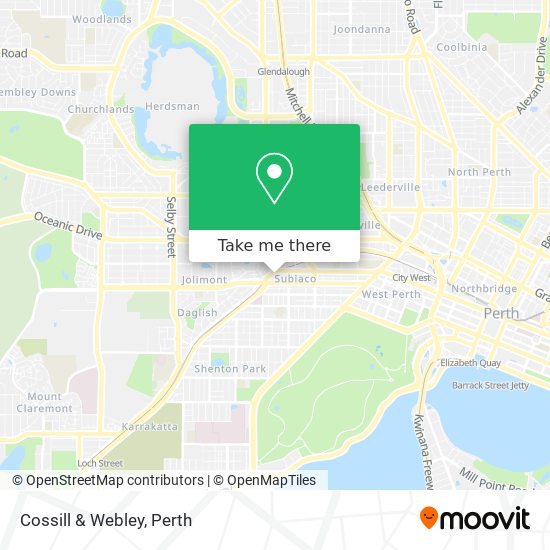 Cossill & Webley map