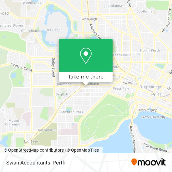 Swan Accountants map