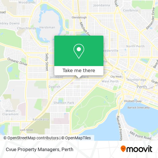 Cvue Property Managers map