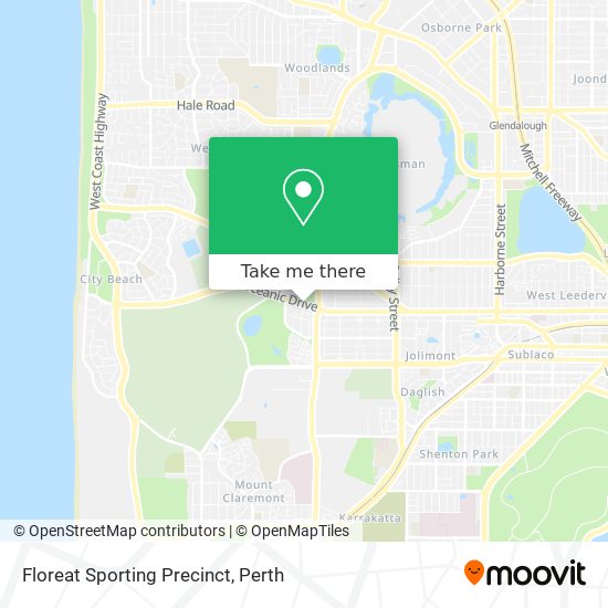 Floreat Sporting Precinct map