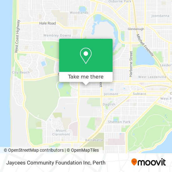 Jaycees Community Foundation Inc map