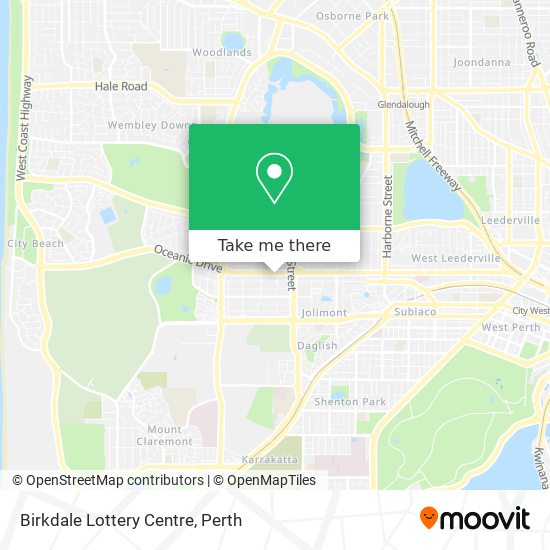 Mapa Birkdale Lottery Centre