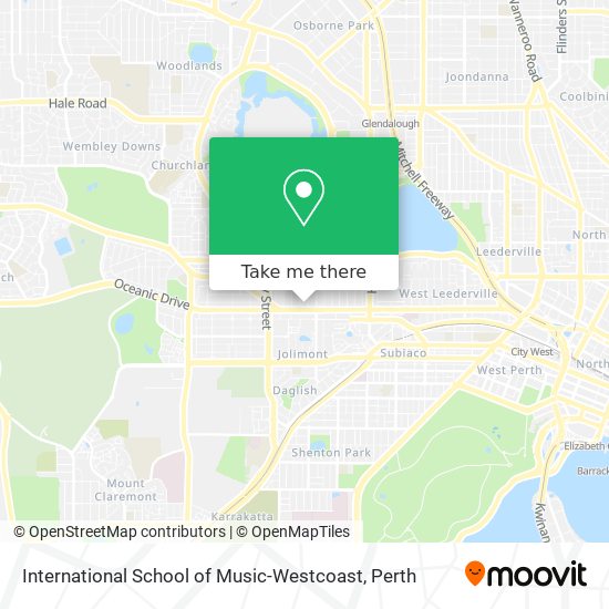 International School of Music-Westcoast map