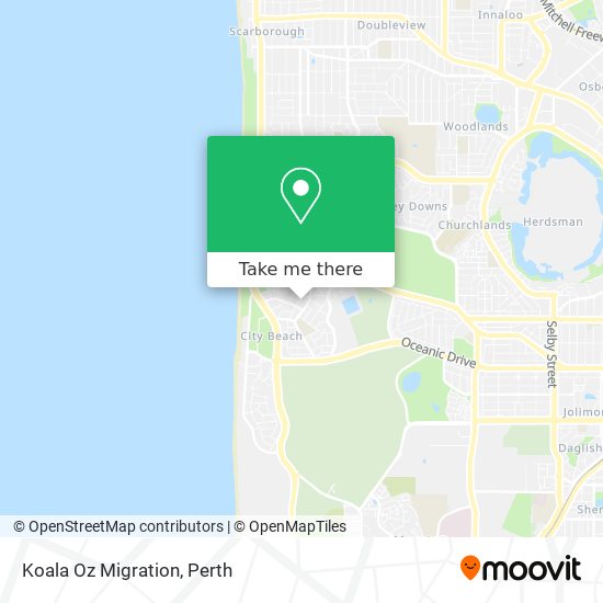 Koala Oz Migration map