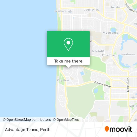 Mapa Advantage Tennis