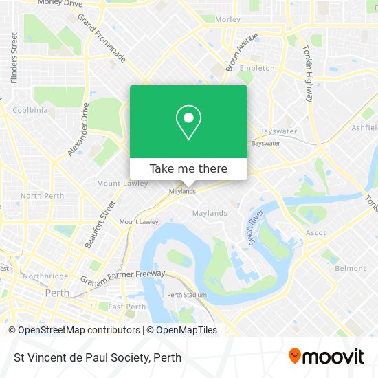 St Vincent de Paul Society map