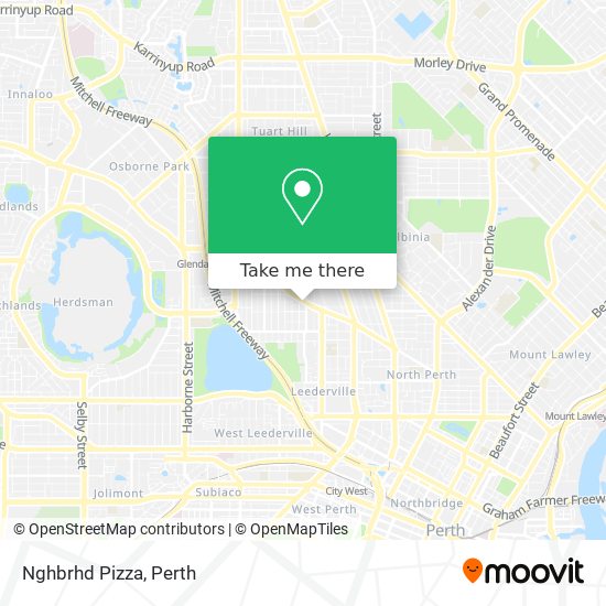 Nghbrhd Pizza map