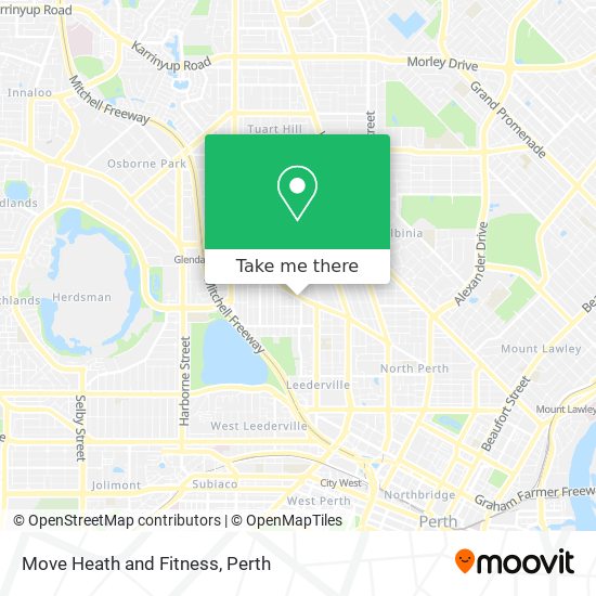 Move Heath and Fitness map