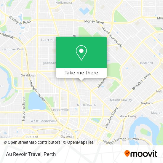 Au Revoir Travel map
