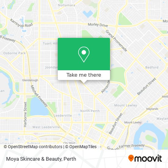 Moya Skincare & Beauty map