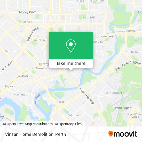 Vinsan Home Demolition map