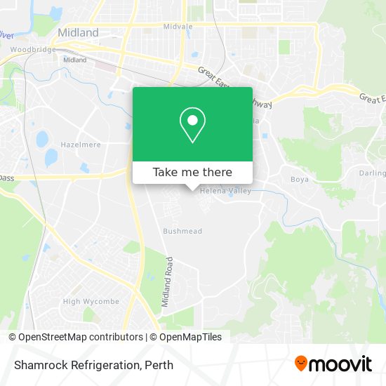 Shamrock Refrigeration map