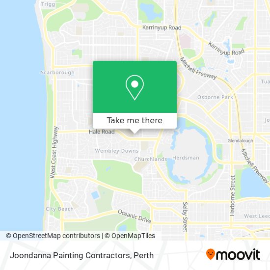 Joondanna Painting Contractors map