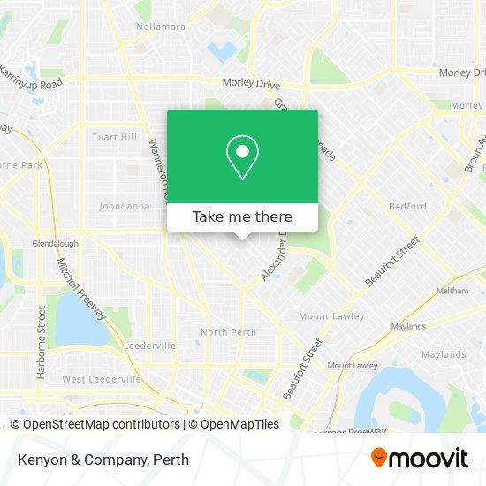 Kenyon & Company map