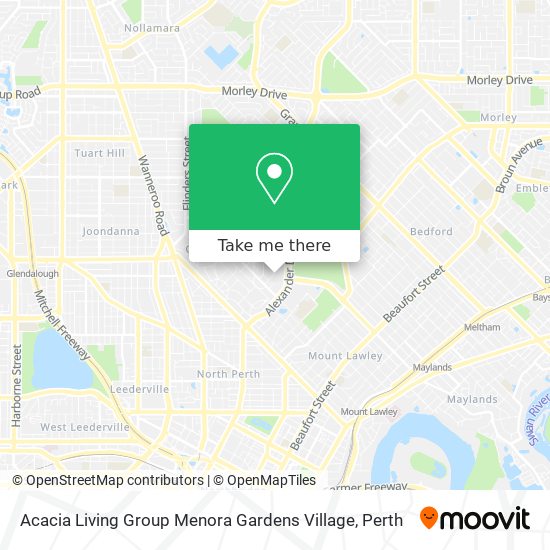 Acacia Living Group Menora Gardens Village map