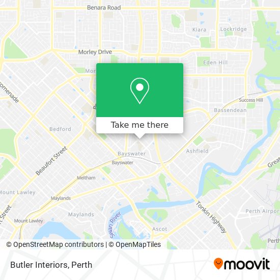 Butler Interiors map