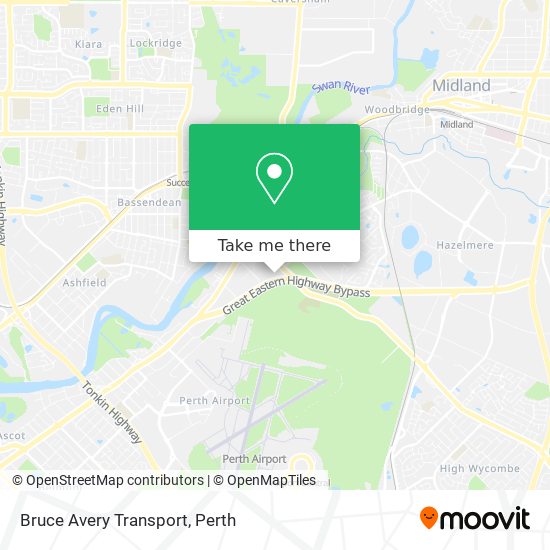 Bruce Avery Transport map